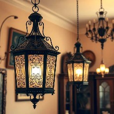 Lantern, Chandeliers & Hanging Lamps