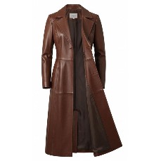 Leather Overcoat